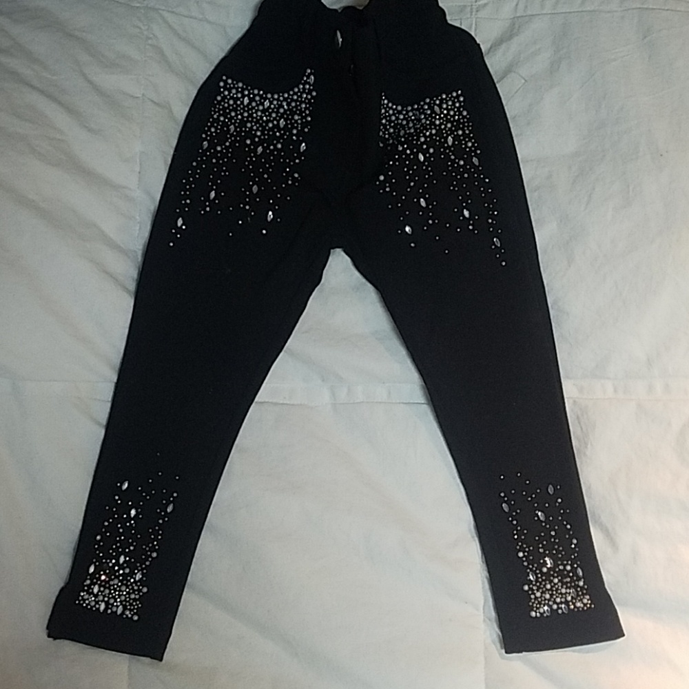 Rhinestone pants